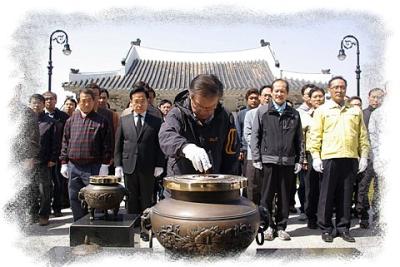 국무총리실장 권태신장관 식목행사 이미지